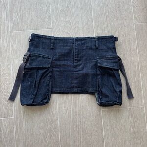 Dana Foley NYC Denim Cargo Skirt